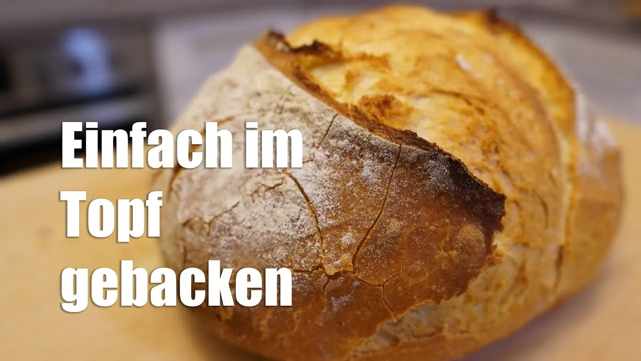 Video-Thumbnail zu Helles Übernachtbrot aus Dinkelmehl