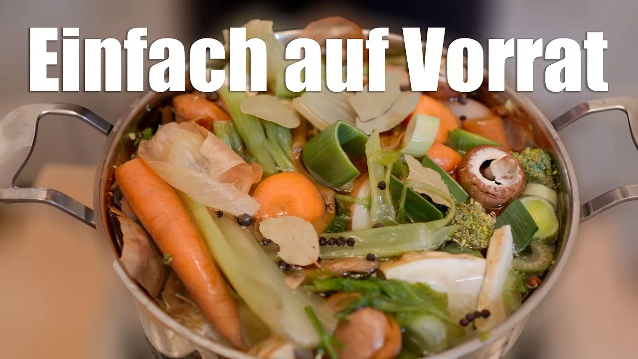 Video-Thumbnail zu Frische Gemüsebrühe auf Vorrat